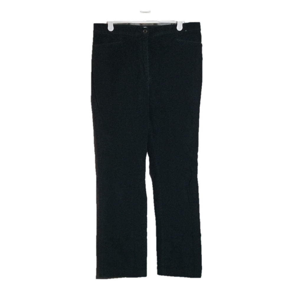 Northern Reflections Green Womens Cords Straight Leg Essential Slim Size 8 Ankle